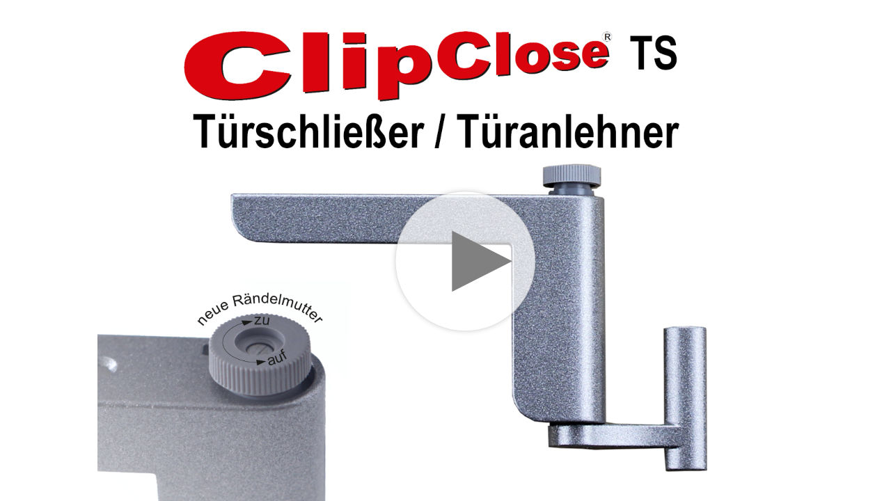 Vorschaubild zum Video ClipClose TS Türschließer Anleitung