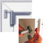 Türschließer Türhalter mit einem Türfallen Clip